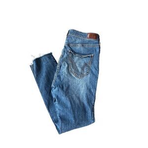 Hollister‎ distressed ultra high stretch skinny jeans size 9